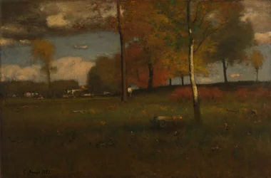 Près du village, octobre